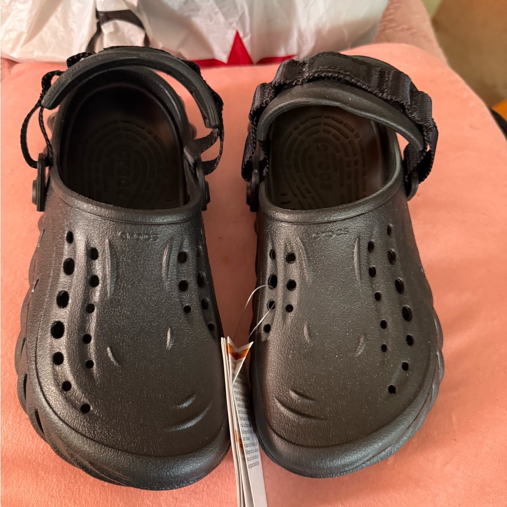 CROCS Kids Black Water Shoes